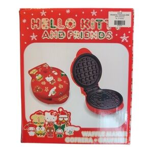 Hello Kitty Red Waffle Maker with Friends